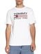 Camiseta Tommy Jeans Masculina Classic Athletic Twisted Logo Branca - Marca Tommy Jeans
