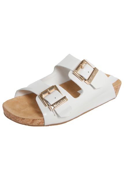 Rasteira Birken Miekzo Box Branca - Marca Miezko