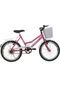 Bicicleta infantil Aro 20 Nature Rosa com cestão Athor Bikes - Marca Athor Bikes