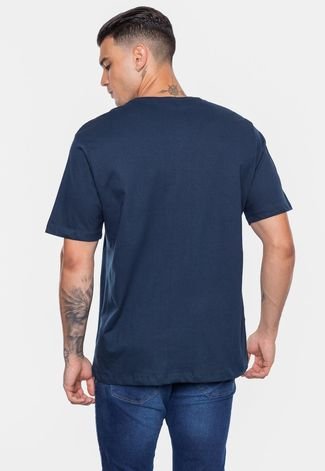 Camiseta Fatal Estampada Sport Marinho Navy Hipnose