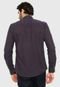 Camisa Colcci Slim Estampada Roxa - Marca Colcci