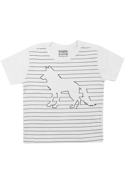 Camiseta Acostamento Menino Animal Print Cinza - Marca Acostamento