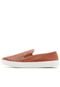 Slip On VIA UNO Lasercut Caramelo - Marca VIA UNO