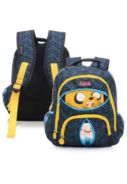 Mochila de Costas Infantil DMW M Black A Hora De Aventura - Marca DMW