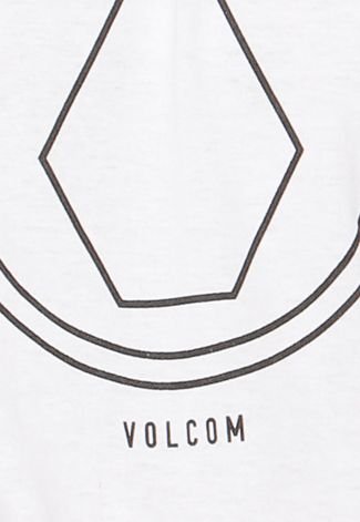 Camiseta Volcom Pin Line Stone Branca