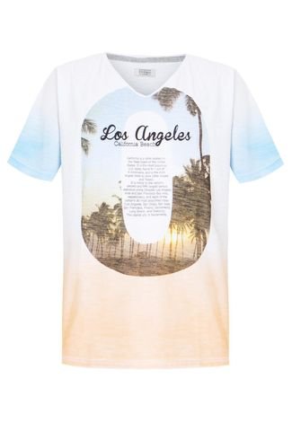 Camiseta FiveBlu Los Angeles Branca