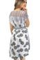 Vestido 101 Resort Wear Com Renda Estampado - Marca 101 Resort Wear