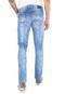 Calça Jeans HD Slim Desgastes Azul - Marca HD