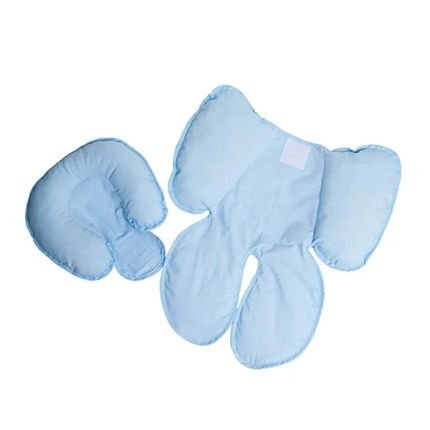 Capa Anatômica Para Bebê Conforto E Carrinho Menino Menina Azul - Marca Koala Baby