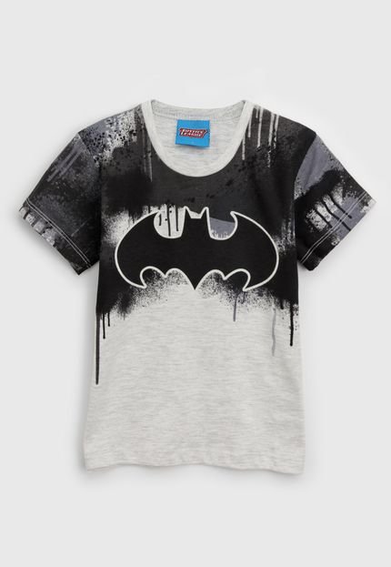 Camiseta Kamylus Infantil Batman Cinza/Preto - Marca Kamylus