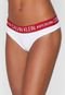Calcinha Calvin Klein Underwear Tanga Logo Branca - Marca Calvin Klein Underwear