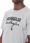 Camiseta New Era Los Angeles Dodgers Cinza - Marca New Era
