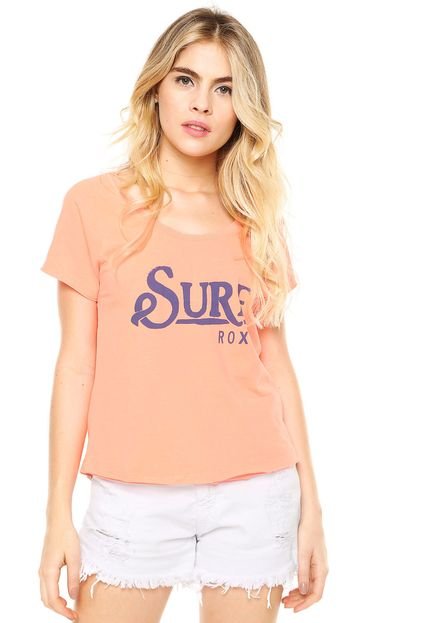 Camiseta Roxy Surf Army Coral - Marca Roxy