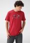 Camiseta Oakley Reta Estampada Vermelha - Marca Oakley