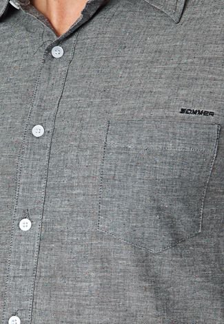 Camisa Sommer Fred Elegance Pocket Cinza