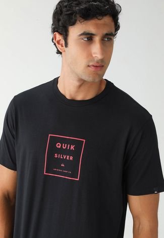 Camiseta Quiksilver Squared Up Preta