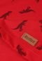 Camisa Polo ReiRex Infantil Dinossauro Vermelha - Marca ReiRex