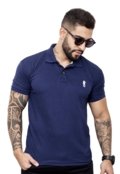 Kit 2 Camisa Polo Masculina Polo Marine Preto e Marinho - Marca Polo Marine