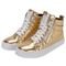 Bota Treino Selten Sneaker Dourada - Marca Calçados Bibi