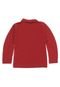 Camiseta Polo Milon Menino Liso Vermelha - Marca Milon