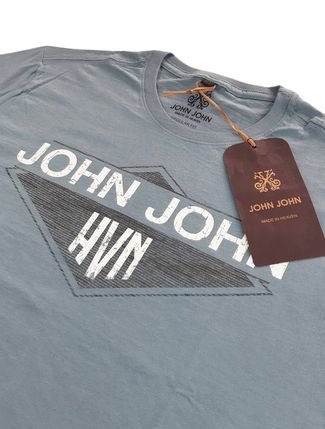 Camiseta John John Tag Cinza - Compre Agora