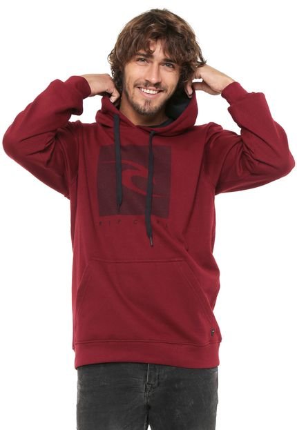 Moletom Flanelado Fechado Rip Curl Front Side Vermelho - Marca Rip Curl