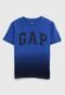 Camiseta GAP Infantil Logo Azul/Azul-Marinho - Marca GAP