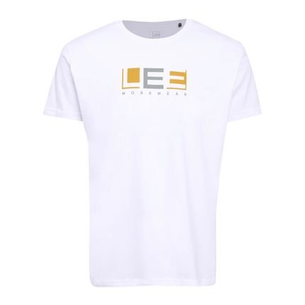 Lee Camiseta Masculina Manga Curta - Dourado - Marca Lee