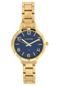 Relógio Lince LRG4503L-D2KX Dourado/Azul-Marinho - Marca Lince