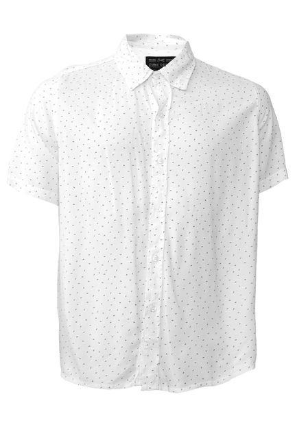 Camisa Zune Reta Estampada Off-White - Marca Zune