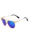 Óculos de Sol FiveBlu Metal Lente Espelhada Dourado/Roxo - Marca FiveBlu