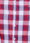 Camisa Colcci Slim Estampada Vermelho/Azul - Marca Colcci