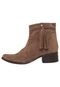 Bota Florense Cano Curto Tassel Marrom - Marca Florense