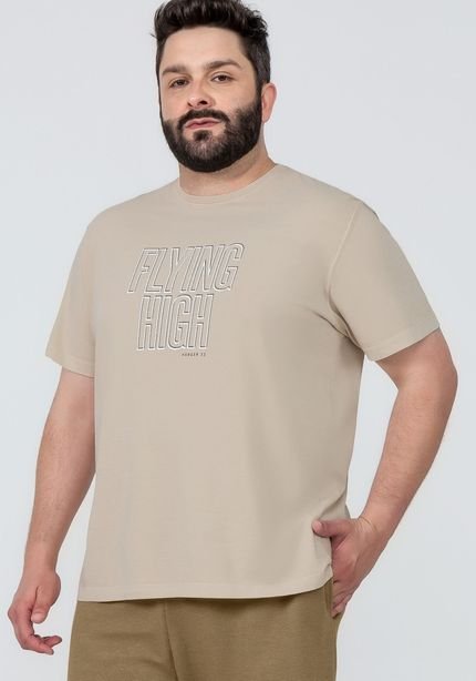 Camiseta Masculina com Estampa Flying Big & Tall - Marca Hangar 33
