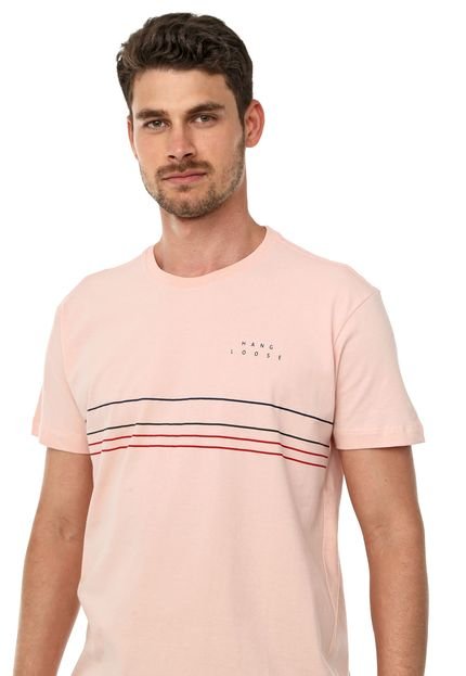 Camiseta Hang Loose Loosetripleline Rosa - Marca Hang Loose