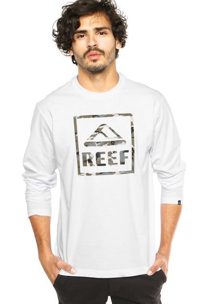 Camiseta Reef Camo Branca - Marca Reef