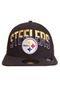 Boné New Era 5950 Draft Pittsburgh Steelers Team Color Preto - Marca New Era