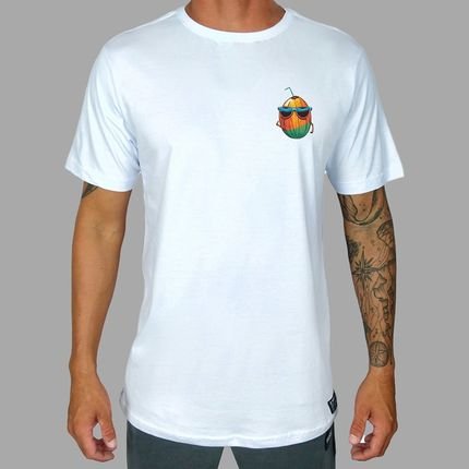 Camiseta Masculina Branca Funny Prime WSS - Marca WSS Brasil