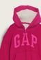 Blusa de Moletom GAP Logo Pink - Marca GAP