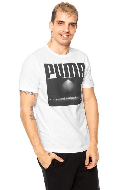 Camiseta Puma Photoprint Floodlight Branca - Marca Puma