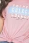 Camiseta Colcci Made of Stars Rosa - Marca Colcci