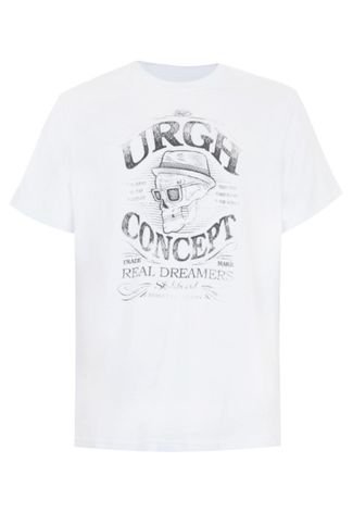 Camiseta Urgh Concept Skull Branca