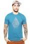 Camiseta Volcom Slim Stone Wall Azul - Marca Volcom