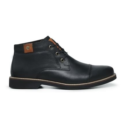 BOTA CASUAL ANKLE BOOT Ref.:8000  Preto - Marca Mister Couros