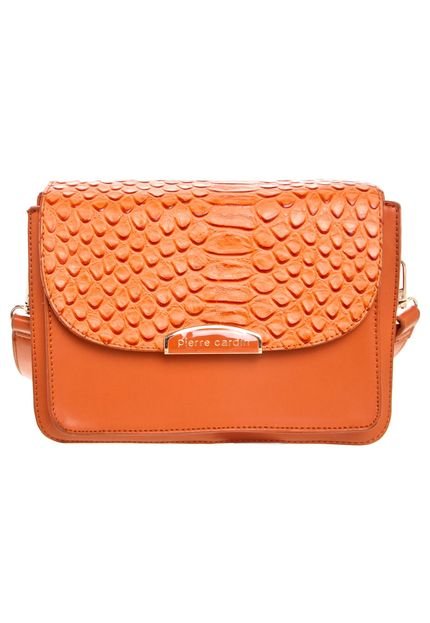 Bolsa Pierre Cardin Escama Laranja - Marca Pierre Cardin