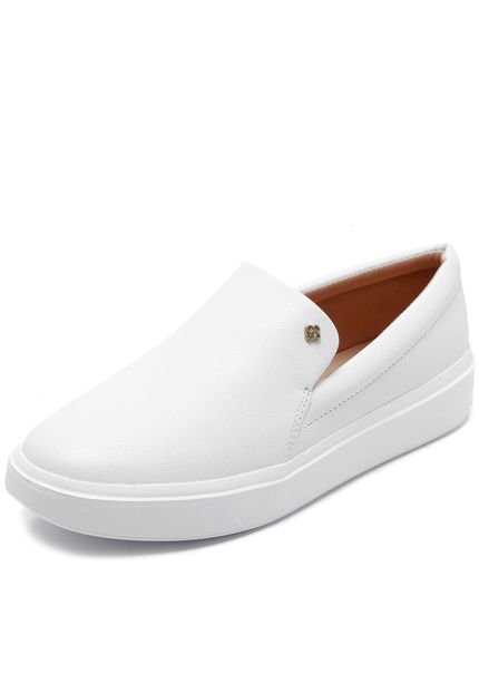 Slip On Petite Jolie Basic Logo Branco - Marca Petite Jolie