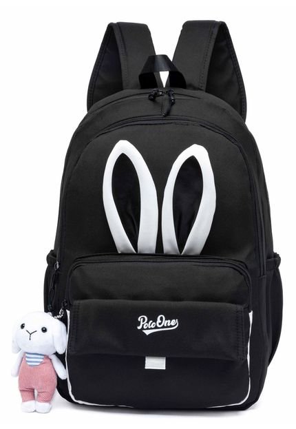 Mochila Feminina Juvenil Coelho Escolar Resistente Viagem - Marca Polo One