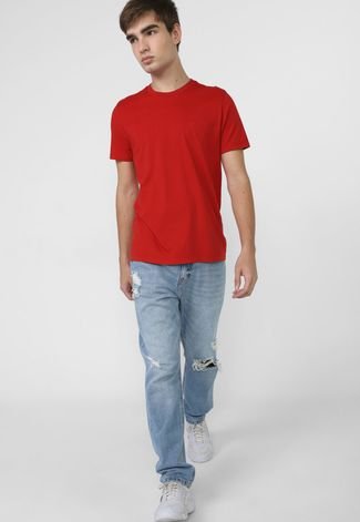 Camiseta Ellus Lisa Vermelha