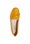Mocassim Malu Super Comfort Laço Amarela - Marca Malu Super Comfort