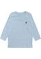 Camiseta Polo Wear Manga Longa Menino Azul - Marca Polo Wear